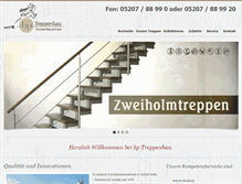 Tablet Screenshot of bptreppen.de